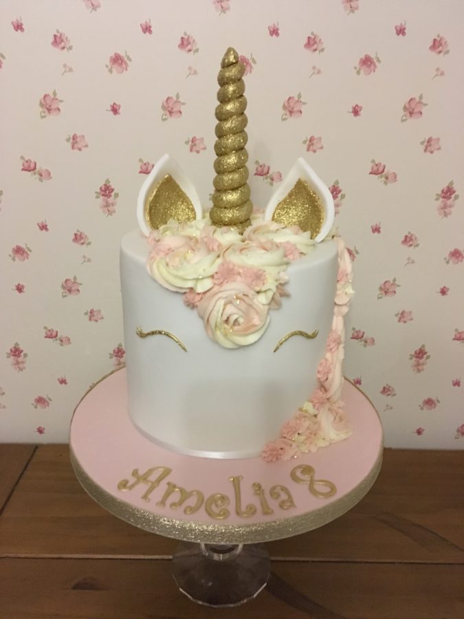 Unicorn Celebration Birthday Cake